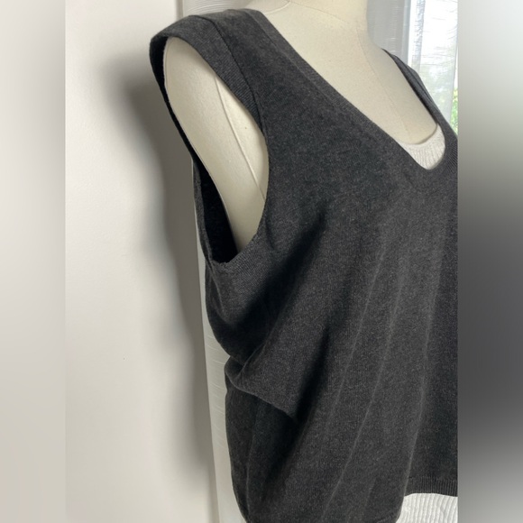 NWT Brochu Walker The Loreen Looker Layered Tank Dark Ash Combo Size Large - Picture 7 of 12